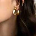 20mm Chunky Gold Hoop Earrings for Women – 18K Gold Plated Wide Polished Huggie Hoops, Minimalist Thick Statement Jewelry image 1