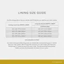 Furn Essentials Pencil Pleat Curtain Lining Thermal W:163xL:175cm for W:168xL:183cm Curtains image 7