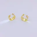 20mm Chunky Gold Hoop Earrings for Women – 18K Gold Plated Wide Polished Huggie Hoops, Minimalist Thick Statement Jewelry image 4