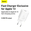 Baseus Super Si 20W USB-C Charger Set with Lightning Cable – White (1m) image 3
