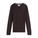 Tommy Hilfiger TJM Original Rib T-shirt à manches longues homme – Noir – Taille XXL image 0