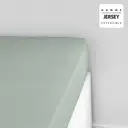 TODAY Essential Drap-housse en jersey Céladon 90 x 190 + 25 cm image 1