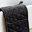 Dexam Double Oven Gloves Love Colour 100% Cotton Black image 5