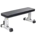 SPORTSOUL Banc de musculation plat robuste pour salle de sport à domicile, entraînement de force, montage stable, capacité de charge 610 livres image 0