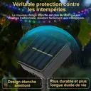 VIVREAL Guirlande lumineuse en fil de cuivre pour l’extérieur, Lot de 2, 26 pieds (7,6 m), 80 LED colorées, 8 modes d’éclairage, étanches, Modèle IL-CSL-BB01, Vente Nouvel An, Idées cadeaux image 5
