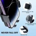 A2C Air Vent Clip Car Phone Holder, Dual Locking, Stable and Anti-Shake, One-Hand Operation, Automatic Clamping, Anti-Slip Design, Universal Phone Holder, I02-S02 image 1