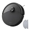 Roborock Q10 S5 Robot aspirateur laveur, puissance d’aspiration HyperForce de 10 000 Pa, double système anti-emmêlement, fonction de lavage avec relevage automatique, idéal pour les poils d’animaux, les tapis et les sols durs (Noir) image 1