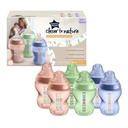 Tommee Tippee Closer To Nature 0+ Months Baby Feeding Bottles 260ml 6 Pack image 2