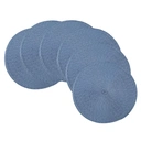 PP Round Placemat
Zhongyuan Ink Blue，Set of 6 Round Braided Placemats Table Mats for Dining Tables Washable Non-Slip Place Mats 15 inch for Home Decoration image 0