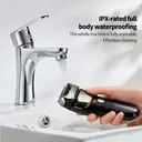 Sparoma Men's Electric Shaver– Dual Floating Blades, Digital Display, Wet & Dry Use, Type-C Rechargeable, Smart Motor, IPX6 Waterproof,  FK-608 image 6