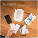 TORRAS FIXED Protection d’écran en verre trempé 2,5D couverture intégrale avec applicateur pour Apple iPhone 17 Pro Max, lot de 2, Noir image 9