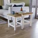 Vida Designs Side Tables Nested Arlington White/Oak Effect 2pcs image 5