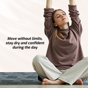 SUNKISS Women Incontinence Underwear, Daytime Disposable Postpartum Adult Panties, Protective Pull Ups with Maximum Absorbency, XLarge, Beige, 32 Count image 3