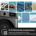 【Vakantiegeld Deal】CHiQ 10 kg frontlader wasmachine, donkergrijs, energieklasse A-30%, grote trommel 530 mm, 1400 toeren, 16 programma's, stoomwassen & 1-Touch Smart Wash JW105883G image 4