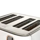 Haden Dorchester 4 Slice Toaster, Digital Browning Control, Chrome & Rose Gold - 204868 image 5
