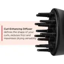 Revlon Airflow Control Compact Hair Dryer 2000w, Compact Dryer, Rotating Built-in Concentrator, Diffuser Included, RVDR5320 image 5