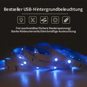 VIVREAL USB-LED-Streifen, mehrfarbiges Hintergrundlicht, 9,84 Fuß, RGB-Beleuchtung, HM-3-12, Neujahrs-Angebot, Top-Geschenkideen image 8