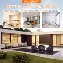 ALUSSO spot encastrable LED 230 V 15 W IP44, pour salle de bains, blanc chaud/neutre/froid, classe énergétique F image 6