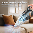 ATSHARK XL-620B Aspirateur à main sans fil rechargeable, autonomie 30 min, faible bruit - 6000 Pa  image 8