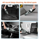 ATSHARK Handheld Vacuum Cleaner, 8000Pa Strong Suction, Lightweight and Portable, Wireless Charging, Can Use Car Power Charging, Suitable for Home, Car, Carpet, Stairs, and Pet Hair Cleaning, A-081, White image 6