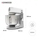 KENWOOD kMix, Robot Pâtissier 5L 1000W, KMX750WH, Blanc image 4