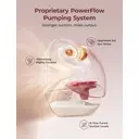 Momcozy M9 Breast Pump - Double Pack-Burgundy image 6