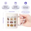Alphynix 1 Mug Femme de la Bible, 33cl tasse chrétienne inspirante avec 9 qualités comme Foi Servir Amour, design marguerites colorées, cadeau réconfortant pour femmes,Le cadeau de la saint-valentin, cadeau d’anniversaire image 7
