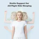 Welskin V-Shaped Maternity Pillow, Soft Air-Layer Fabric, High-Resilience PP Cotton Filling, 19.7×19.7×5.9 in – Model XT-01 image 6