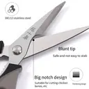 Zhang Xiaoquan Ciseaux de cuisine multifonctions en acier inoxydable image 6