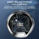 Komingdon [Electric Bald Clipper] Cordless 6D Men's Electric Bald Head Clipper with LED Display - 6 Floating Blades, Rechargeable, Perfect for Short Hair & Travel A black image 4