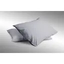 NightComfort Pillowcase Pair Non Iron Polycotton Cool Grey image 1