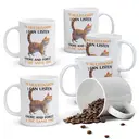 Alphynix 1 pièce, mug chat café - Idéal pour usage maison et bureau ! Profitez de vos boissons favorites toute l'année avec cette céramique - Parfait pour les amoureux des chats. De plus, cela fait un super cadeau d'anniversage ou de vacances.,Le cadeau de la saint-valentin, cadeau d’anniversaire image 0