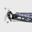 GravaStar Mercury K1 Pro 75% Tri-Mode Keyboard, QWERTY US layout, Gasket Hot-Swappable Mechanical Keyboard Wireless With RGB Backlight, Win/Mac, Cyberpunk Edition - Black image 9