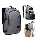 Smart Travel Backpack for 15.6” Laptop with USB Port, Lightweight Anti-Theft Daypack for Work, Study & Daily Commute (Grey) image 0
