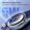 EMEET Bluetooth Conference Speaker Daisy Chain Set with 8 Microphones, 360° Voice Pickup, and AI Noise Reduction image 6