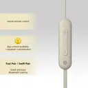 Sony WI-C100 Wireless Neckband Earphones (Taupe) image 5