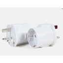 Cablexpert AC power adapter, EU Schuko socket to UK plug, 13 A | A-AC-EUFUKM-01 | Power adapter image 0