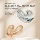 GAONLY Boîte orthodontique compacte pour gouttières et demi-prothèses - Gris image 1