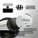 High-quality Rubber Basketball（22"） Size3#Black/Gray image 6