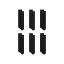 Nike Chaussettes d’entraînement mi-mollet amorties Lot de 6 Noir image 2