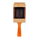 Beechwood Paddle Hair Brush Cushion Detangling Brush Anti Frizz Smoothing Scalp Massage Hair Brush for Long Thick Fine Hair Women Men Wooden Handle image 2