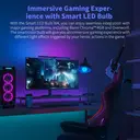 Yeelight W4 Lite E27 Smart Matter LED Bulb, Multicoloured Dimmable Smart WLAN Bulb, 9W 806lm, Compatible with Alexa, Siri or Google Assistant, No Hub Required image 3