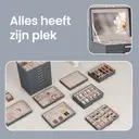 SONGMICSHOME  HOME Boîte à bijoux à 7 niveaux - Gris image 7