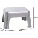 Addis Step Stool - Metallic Silver image 1
