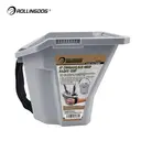 ROLLINGDOG Kit de peinture avec mini-rouleau et gobelet pour pinceau, 100 mm, pour petits espaces, plinthes, bordures, détails, meubles, portes, placards, amélioration de la maison DIY, outil pour peintre professionnel, application facile, finition lisse image 0