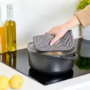 Dexam Pot Holder Love Colour 100% Cotton Slate Grey image 2