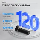 ENCHEN BlackStone 6 Electrical Rotary Shaver for Men 3D Floating Blade With Type-C USB Rechargeable,1pc image 4