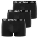 UMBRO Lot de 3 boxers pour homme - Noir - Taille M image 0
