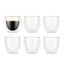 Bodum Pavina Lot de 6 petits verres à double paroi - 80 ml image 0