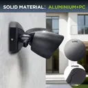 LUTEC 1800Lumen 20Watt Dual-Head Floodlight Outdoor, Full Metal Design, Waterproof Exterior Security Wall Light 4000K for patio, Garden, Yard-Black image 1